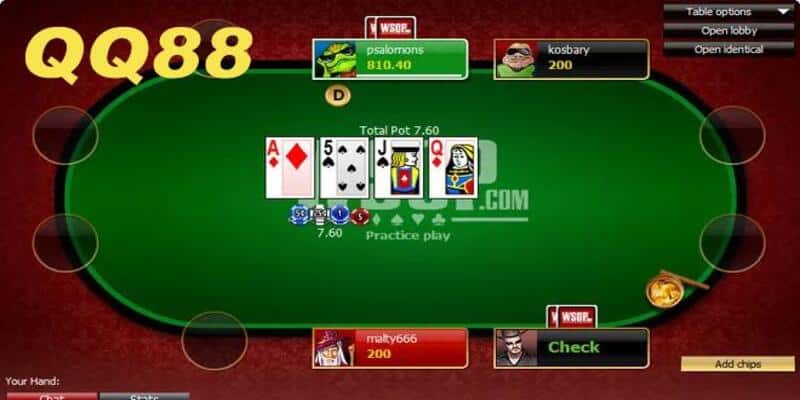 Các vòng cược của Poker online