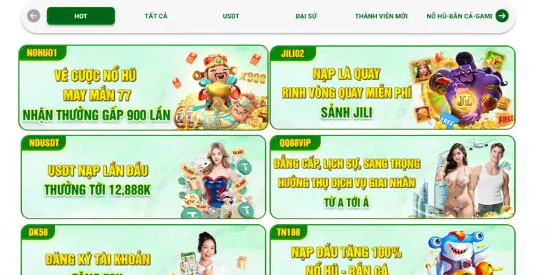 Top chương trình khuyến mãi tháng 8 của nhà cái QQ88